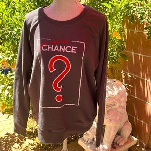 Junk Food Monopoly CHANCE graphic sweatshirt grey XL